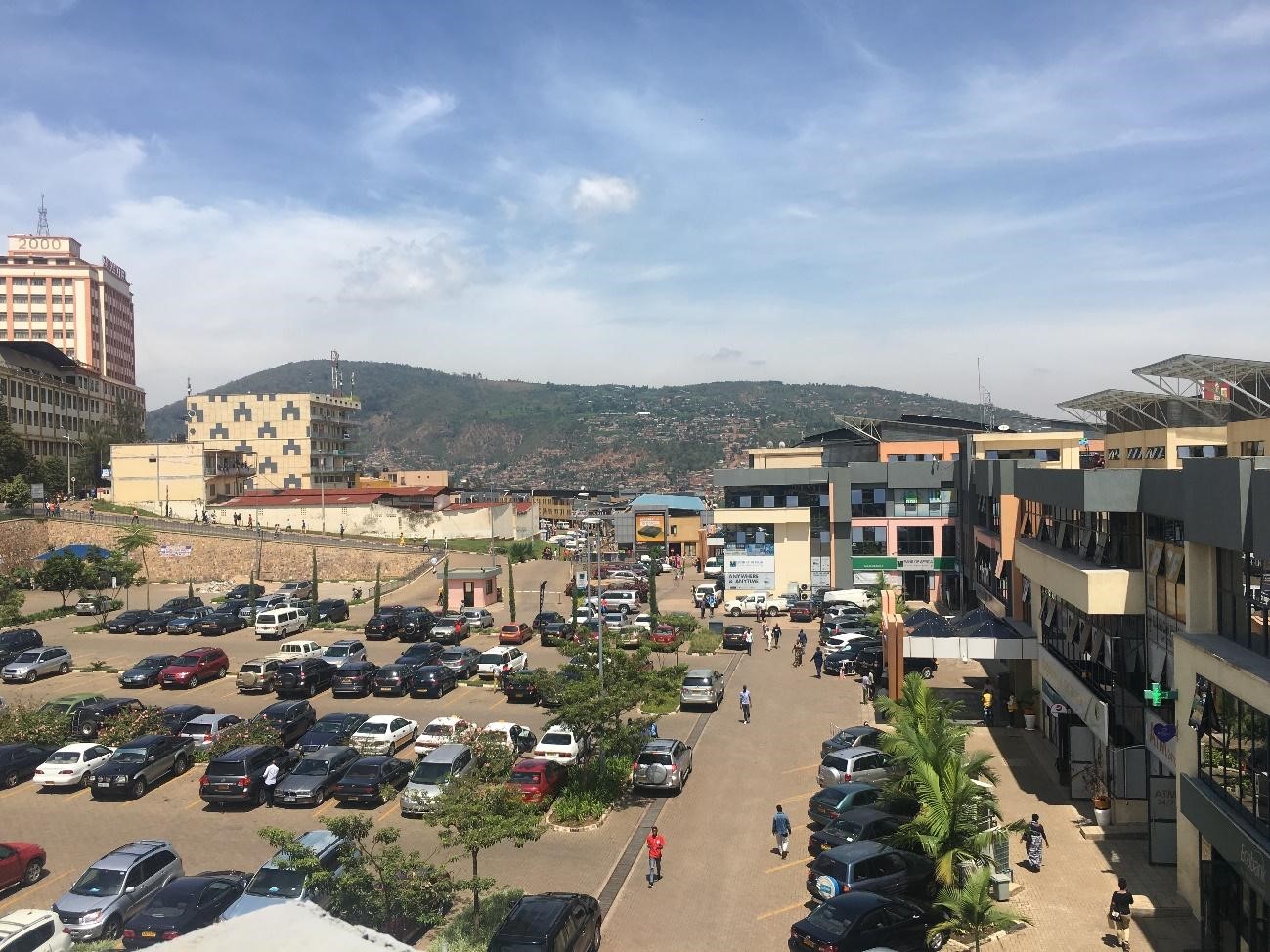 ルワンダの街並み