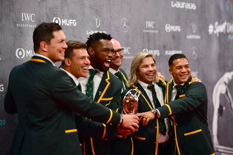南アフリカのラグビーチームがLaureus World Sports Award 2020を受賞