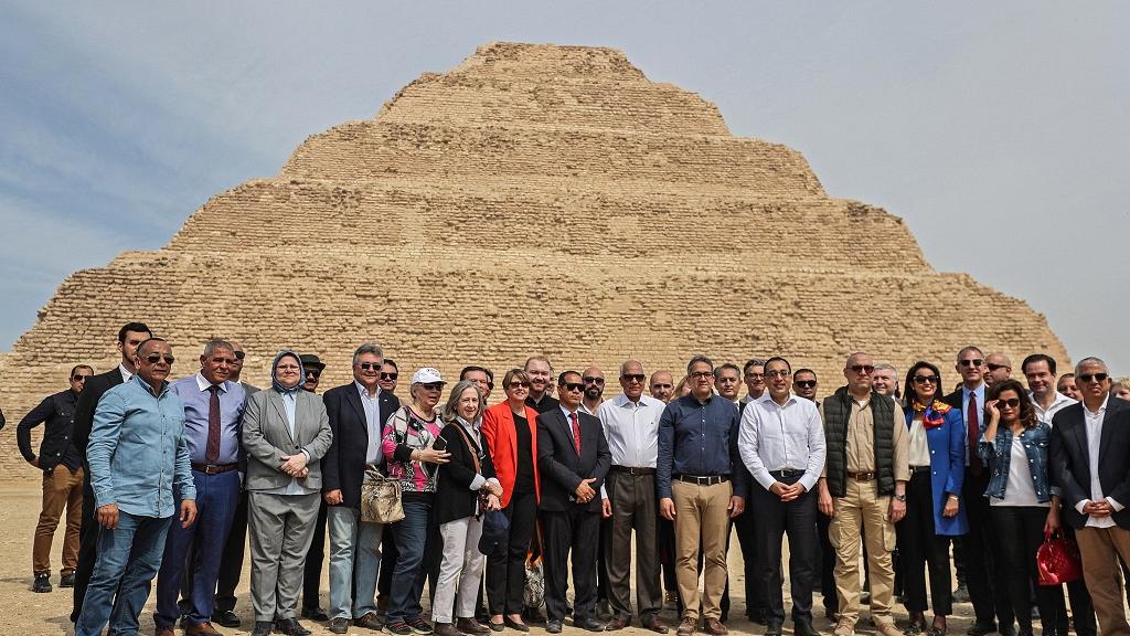 エジプトの「ジョセル」ピラミッド公開　2006年からの修復を経て