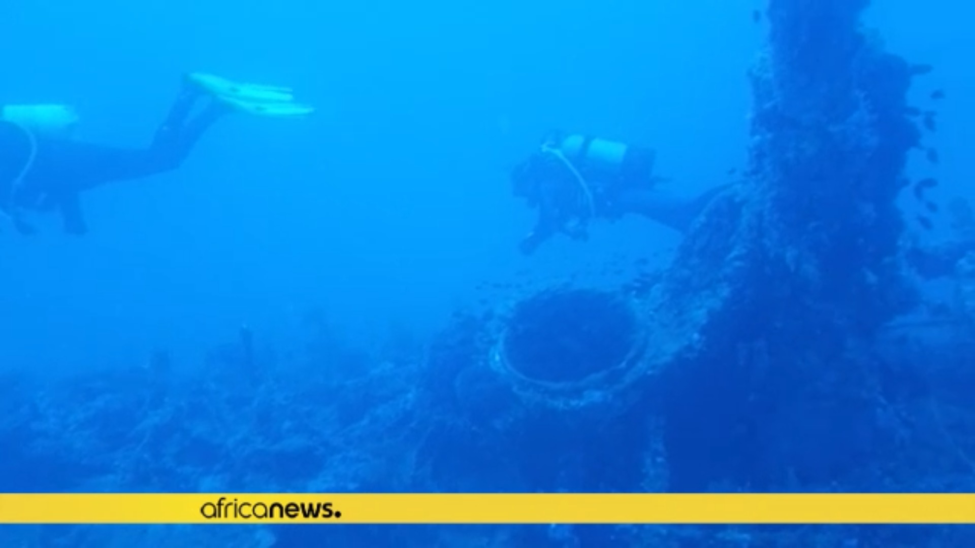 ダイバーがチュニジア沖で第一次世界大戦の潜水艦を発掘